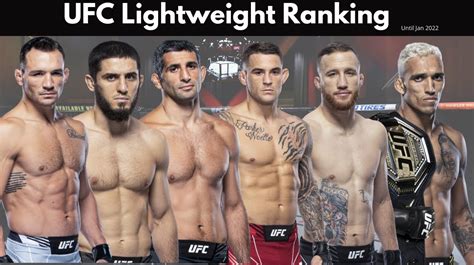 ufc lightweight|lightweight ufc rankings all time.